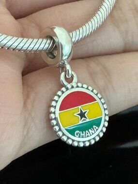 Original Pandora CHANA Flag Charm